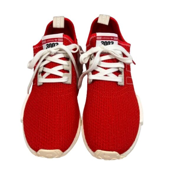 Adidas Mens NMD_R1 3003 Knit Sneakers Size 8 Red Running‎ Athletic Sporty Active main image 9